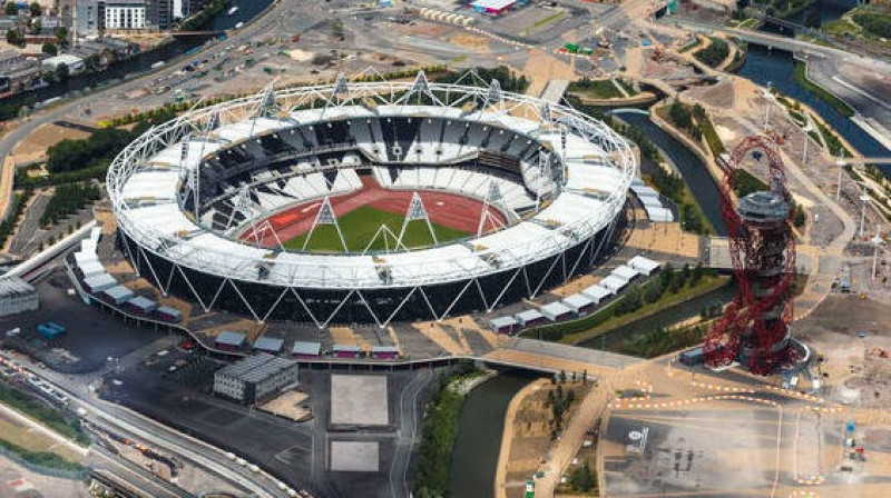 Londonas olimpiskais stadions 
Foto: PA Wire/Scanpix