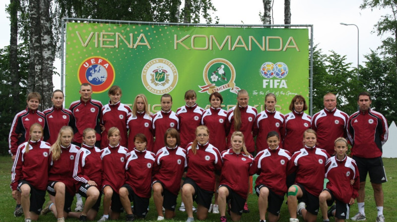 Latvijas U-17 meiteņu izlase
Foto: LFF