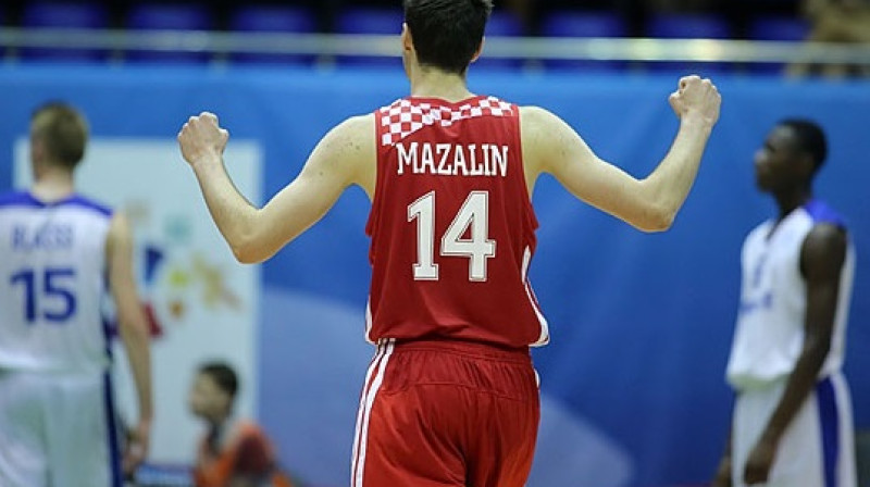 Lovro Mazalins uzvarā pār Turciju sameta 44 punktus
Foto: www.fibaeurope.com