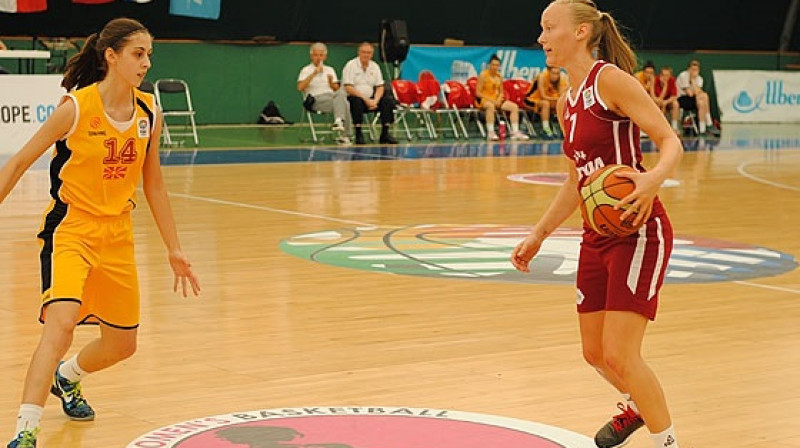 "RSU/Merks" saspēles vadītāja Asnāte Fomina
Foto: www.fibaeurope.com