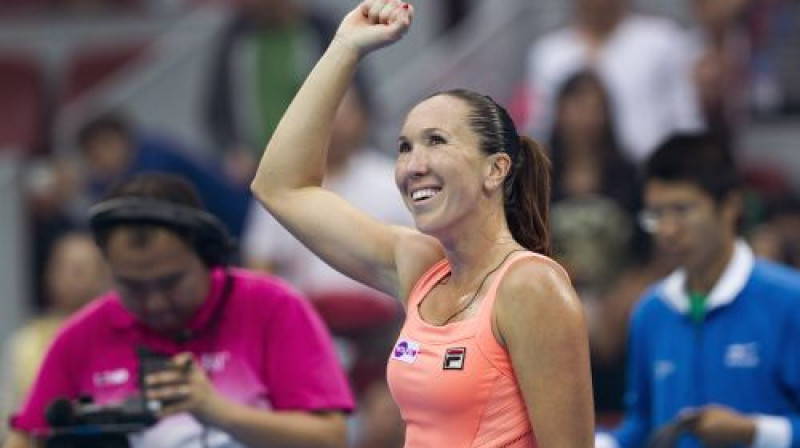 Jeļena Jankoviča trešo reizi spēlēs Pekinas turnīra finālā
Foto: AP/Scanpix