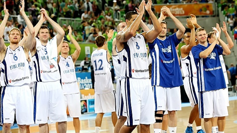 Somijas basketbolisti Eiropas čempionātā Slovēnijā izcīnīja devīto vietu
Foto: www.fibaeurope.com