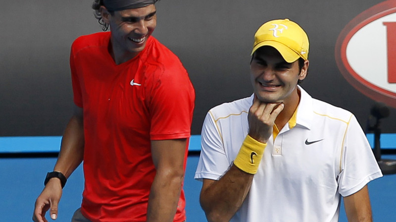 Rafaels Nadals un Rodžers Federers
Foto: Reuters/Scanpix