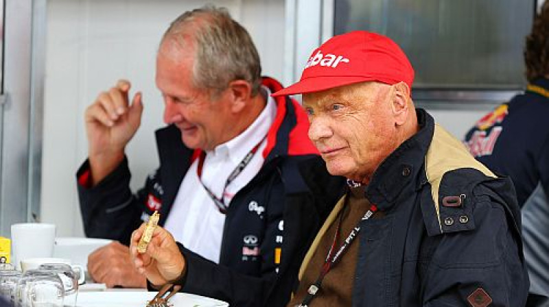 Helmuts Marko un Nikijs Lauda
Foto: Digitale/Scanpix