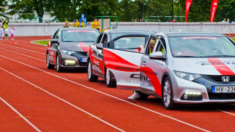 Nippon Auto Honda automašīnas 2012. gada sacensībās "Rīgas Kausi"