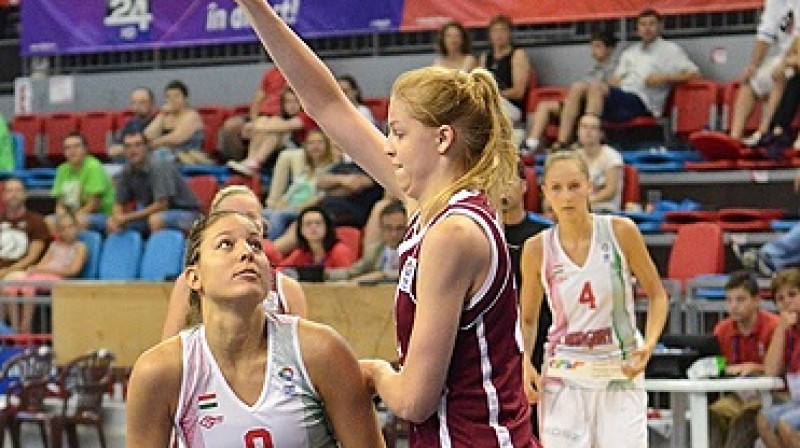 Centra spēlētāja Anna Dreimane
Foto: www.fibaeurope.com