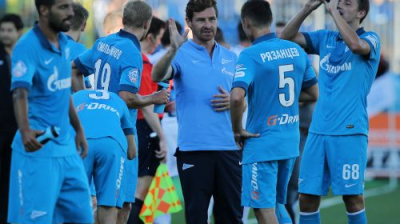 "Zenit" un tās galvenais treneris Andrē Vilašs-Boašs
Foto:ITAR-TASS