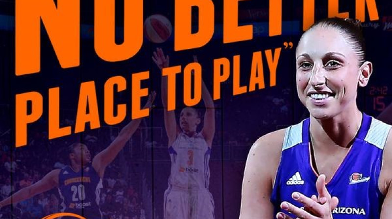 Daiana Taurasi karjeru iesāka un pabeigs Fīniksā
Foto: www.wnba.com/mercury