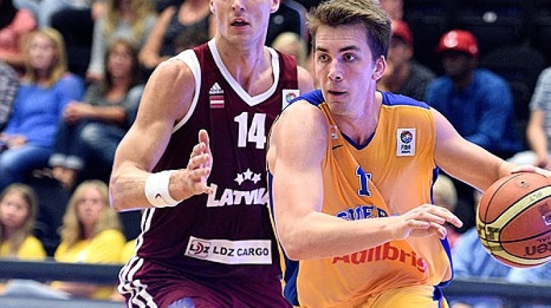 Kaspars Bērziņš: labākais Latvijas spēlētājs punktu gūšanā un atlēkušo bumbu vākšanā
Foto: www.fibaeurope.com