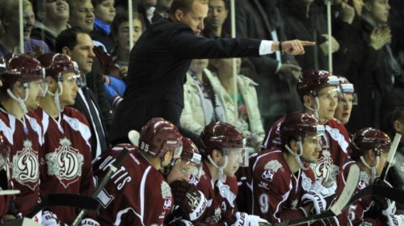 Rīgas "Dinamo" galvenais treneris Artis Ābols
Foto: Romāns Kokšarovs, Sporta Avīze, f64