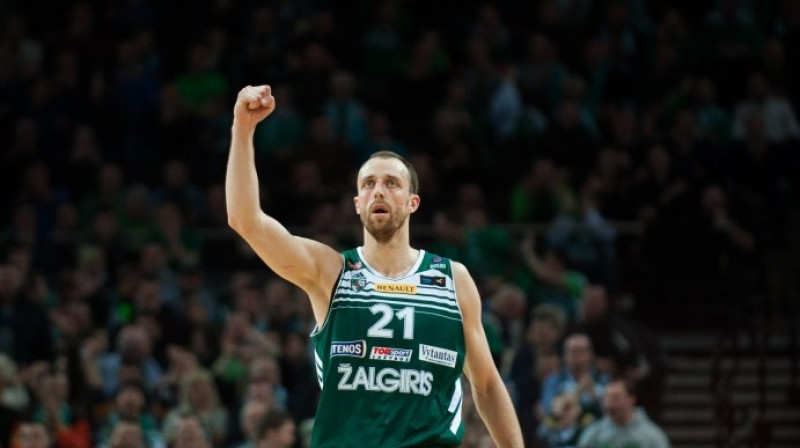 Viens no izšķirošā izrāviena galvenajiem autoriem Artūrs Milaknis 
Foto: zalgiris.lt