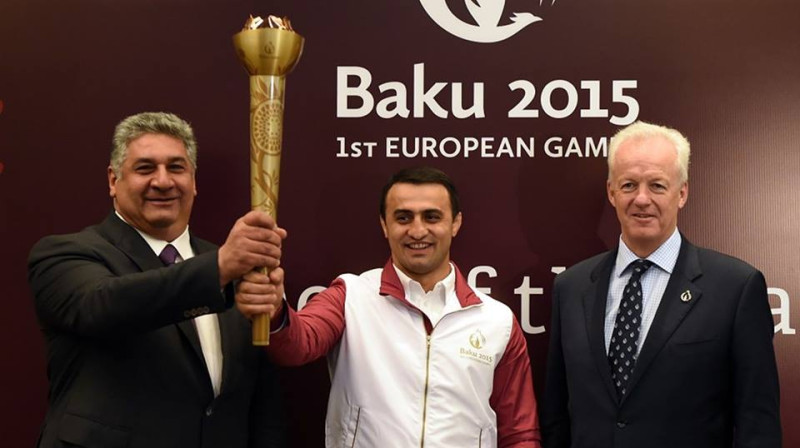 Eiropas spēļu lāpa
Foto: baku2015.com