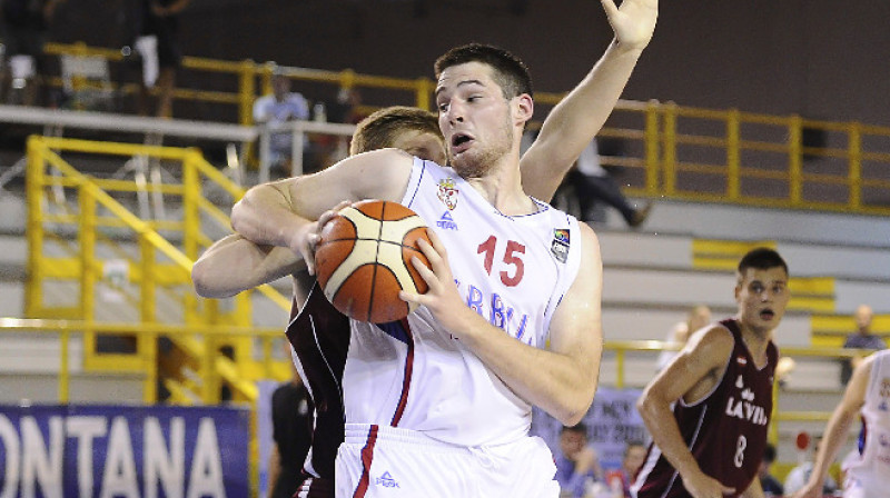 U20 vīrieši: pret Serbiju pirmais zaudējums Eiropas U20 čempionātā.
Foto: FIBAEurope.com