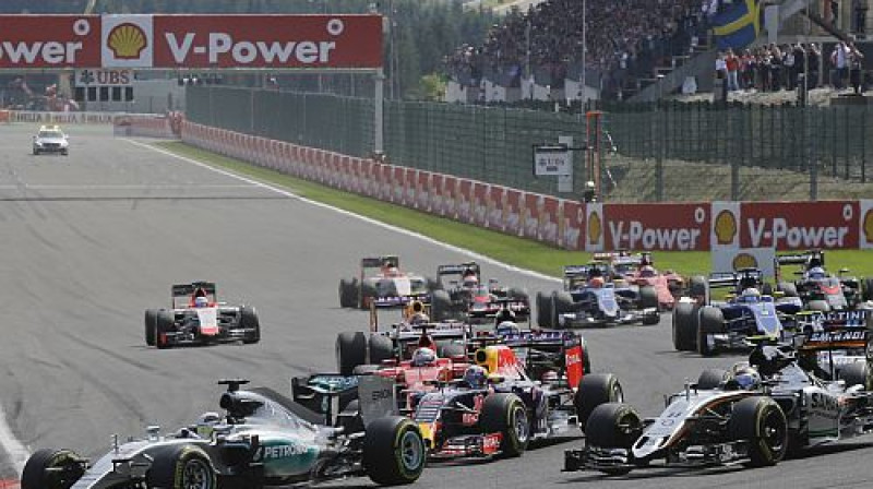 Beļģijas "Grand Prix" starts
Foto: TT NYHETSBYRÅN/Scanpix