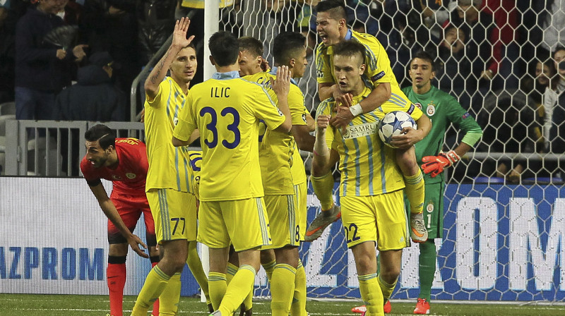 ''Astana'' pēc gūtajiem vārtiem
Foto: AP/Scanpix