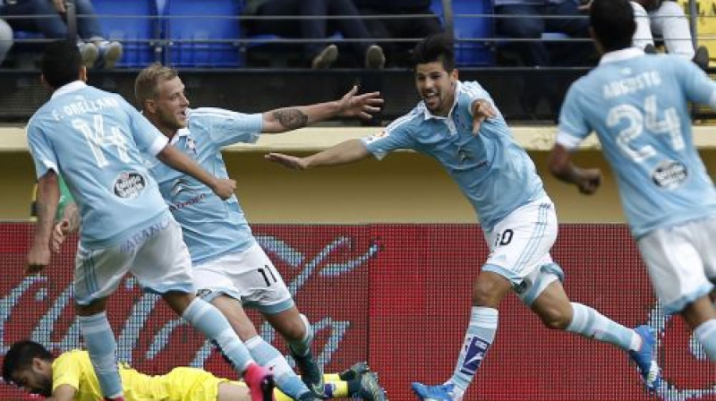 "Celta" svin vārtu guvumu pret "Villarreal"
Foto: AFP/Scanpix