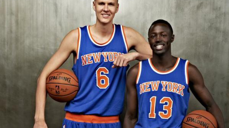 Kristaps Porziņģis un Džerians Grants
Foto: New York Knicks