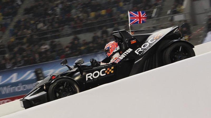 Džensons Batons Čempionu sacīkstē
Foto: raceofchampions.com