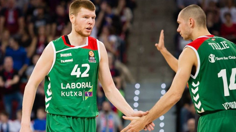 Dāvis Bertāns: zaudējums izbraukumā pret CSKA
Foto: Baskonia