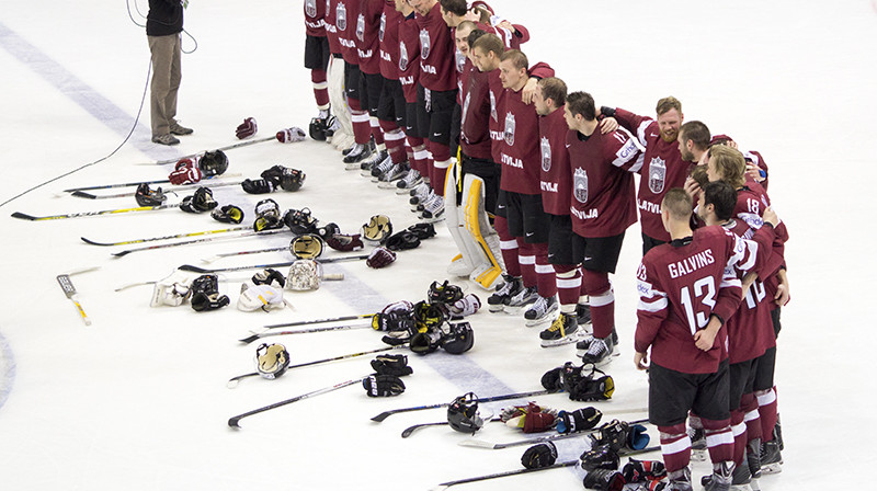 Latvijas hokeja valstsvienība pasaules čempionāta stabilā vērtība
Foto: Jeļena Ļevšina