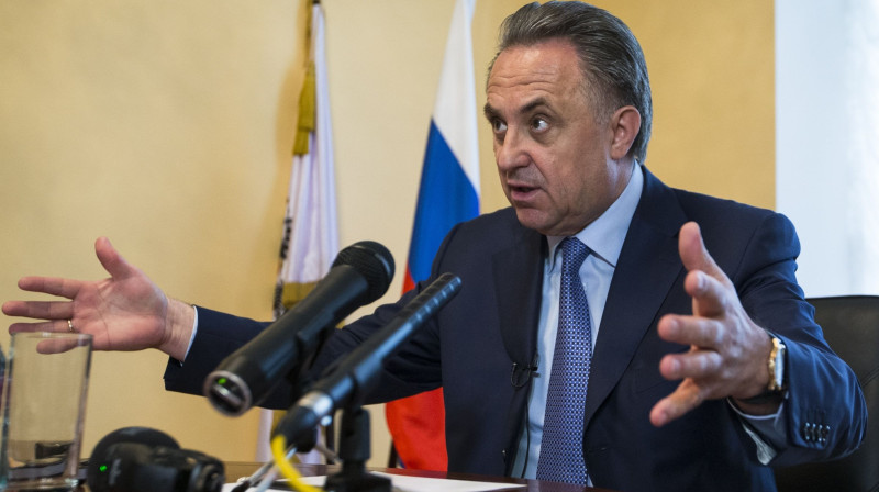 Krievijas sporta ministrs Vitālijs Mutko
Foto: AP/Scanpix