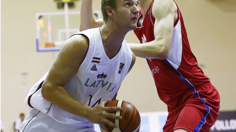 U20 izlases kandidāts Zigmārs Raimo.
Foto: fibaeurope.com