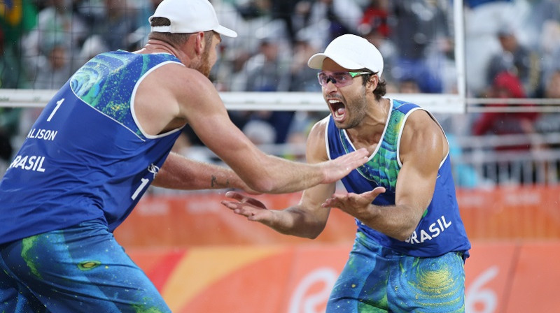 Alisons un Brunu Šmits
Foto: rio2016.fivb.com