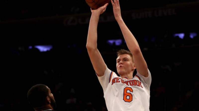 Kristaps Porziņģis pret "Spurs"
Foto: AFP/Scanpix