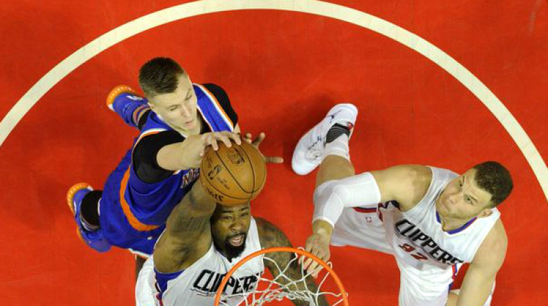 Kristaps Porziņģis pret "Clippers" 
Foto: Richard Mackson / usatoday.com