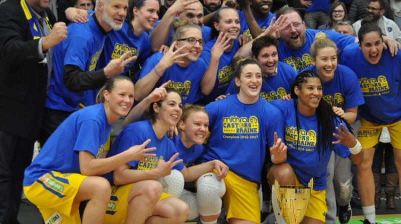 Ainars Zvirgzdiņš un "Castors Braine": divi Beļģijas čempionu tituli un divi Beļģijas kausi
Foto: Castors Braine