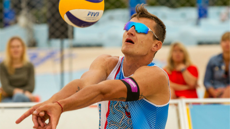 Mārtiņš Pļaviņš 
Foto: Vadims Morozovs / Ergo Open 2017, Latvijas Volejbola federācija