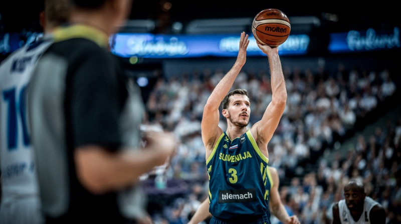 Gorans Dragičs šovakar bija rezultatīvākais Slovēnijas sastāvā
Foto: FIBA