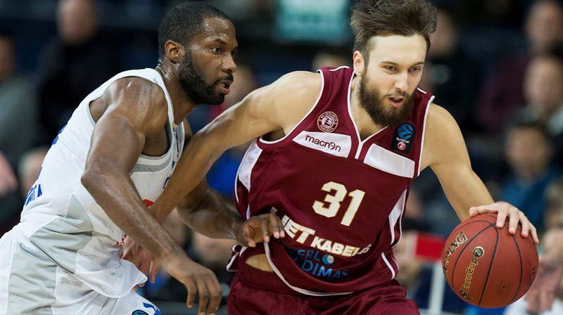 Žanis Peiners spēlē pret "Budučnost VOLI"
Foto: "7DAYS" Eurocup