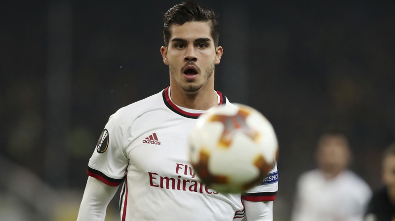 "AC Milan" uzbrucējs Andrē Silva
Foto: AP/Scanpix