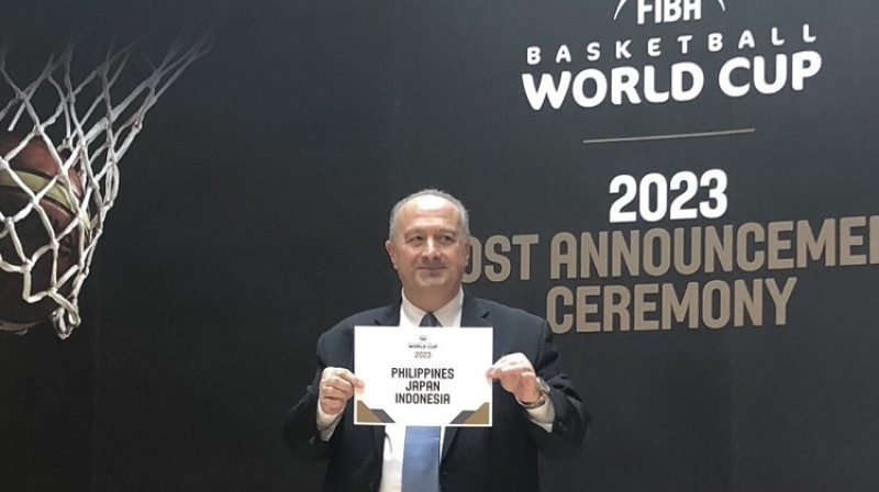 FIBA prezidents Horasio Muratore
Foto: FIBA