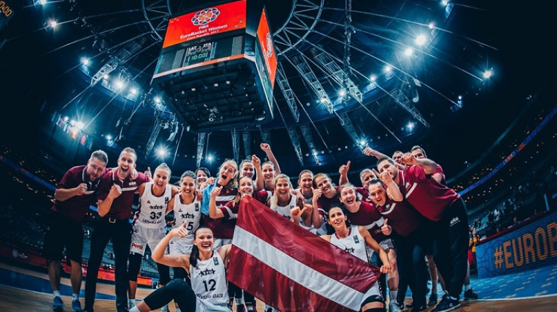 Latvijas sieviešu basketbola valstsvienība
Foto: FIBA