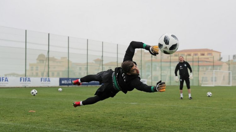 Vjačeslavs Kudrjavcevs "Legia" treniņā
Foto: Jacek Prondzynski/Legia