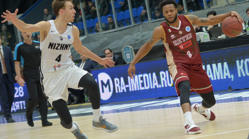 Krievijas "Niznhy Novgorod" pret Venēcijas "Umana Reyer"
Foto: FIBA