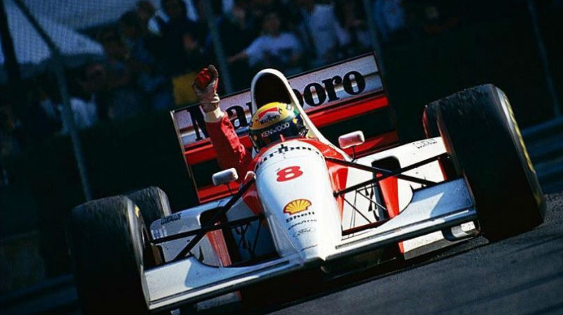 Airtons Senna izcīna uzvaru 1993. gada Monako F1 sacīkstēs
Foto: ndtv.com