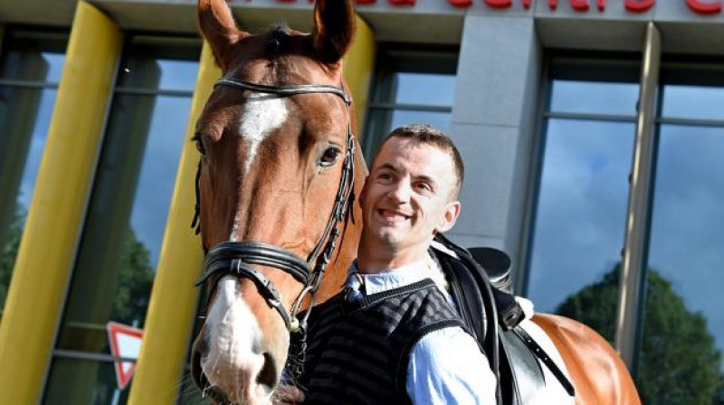 Rihards Snikus ar zirgu King Of The Dance
Foto: Latvijas Paralimpiskā komiteja