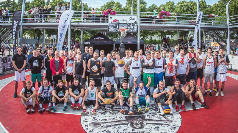 "Ghetto Basket" 7. jūnija Pro grupas komandas
Publicitātes foto