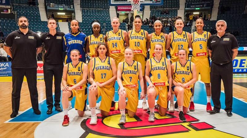 Zviedrijas sieviešu basketbola valstsvienība
Foto: basket.se