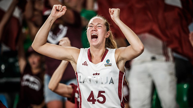 Digna Strautmane. Foto: FIBA Basketball