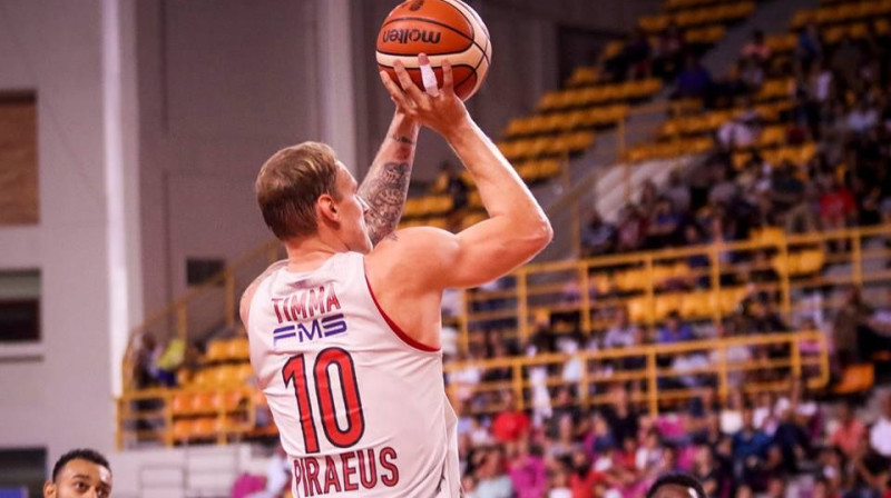 Jānis Timma, Foto: Olympiacos BC