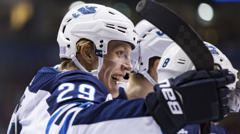 Patriks Laine. Foto: AP/Scanpix