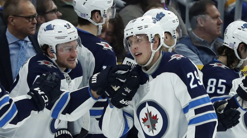 Patriks Laine. Foto: AP/Scanpix