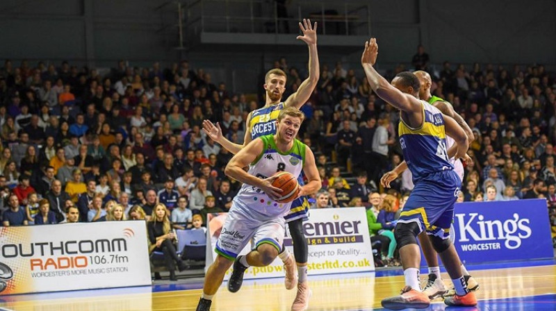 Ingus Bankevics: uzvaras metiens Bristolē. Foto: Manchester Giants