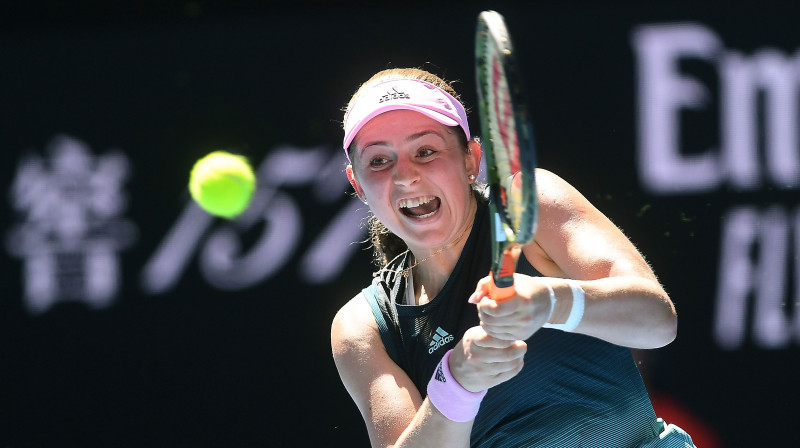 Aļona Ostapenko. Foto: AFP/Scanpix