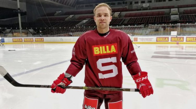 Roberts Bukarts. Foto: HC Sparta Praha