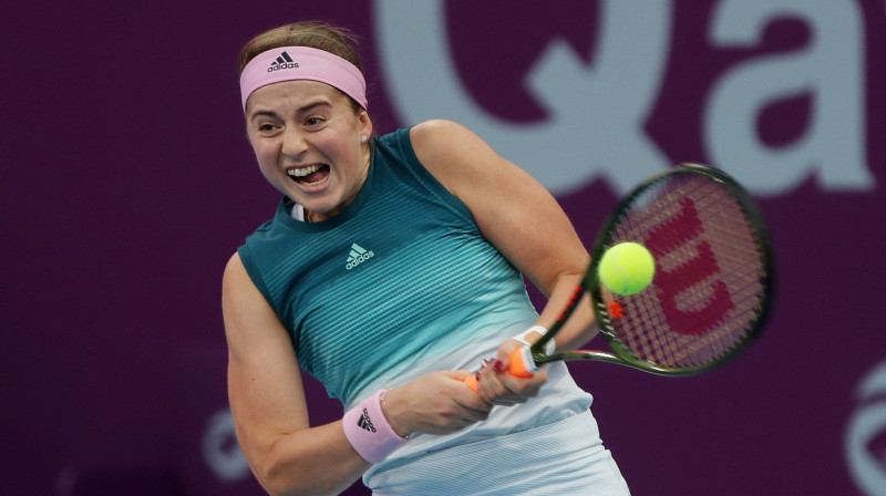 Aļona Ostapenko. Foto: Reuters/Scanpix